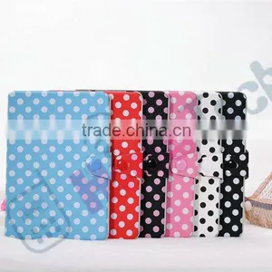 Color Dot Wallet Leather Case for IPad Mini With Buckle,For IPad Mini Dot Book Style Wallet Leather Case,With Card Slot & Buckle thumbnail-1