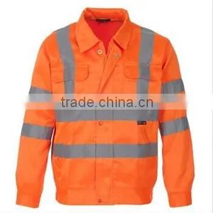EN20471 High Visibility Fluorescent Color Reflective Safety Jacket thumbnail-5