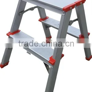 Cheap Aluminium Stool Ladder Folding Ladder thumbnail-3