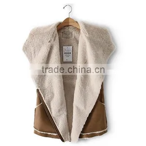 2016 Europe Style High -end Faux Fur Vest thumbnail-5