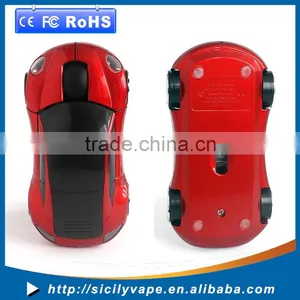 Hot Selling Customized Logo 2.4ghz Wireless Computer Car Shape Mouse With Blue Headlights thumbnail-2