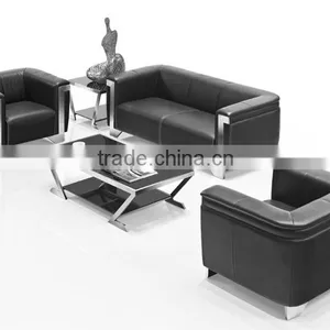 S-22 Office Sofa Set Designs Stainless Steel Fram High Quality Office Sofa thumbnail-2