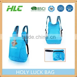 Wholesales Backpack Waterproof Backpack Foldable Ripstop Backpack With Small Zipper Pouch thumbnail-1