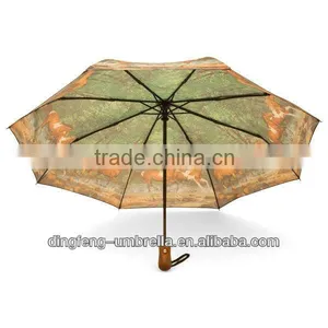 2015 New Design Heat Transfer Printing Single Layer Sunproof Folding Umbrella thumbnail-1