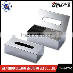 Stainless Steel Rectangular Tissue Box Holder thumbnail-1