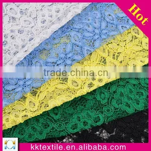New Arrival 2014 Best Price 45% Cotton 55% Nylon Cord Lace Fabrics thumbnail-1