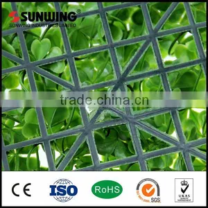 Outdoor Artificial Boxwood Wreath Leaf Plastic Hedge Green Plants thumbnail-4