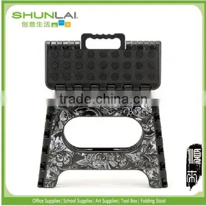 Fashion and High Plastic Folding Stool With Max Bearing Capacity 150 kg thumbnail-1