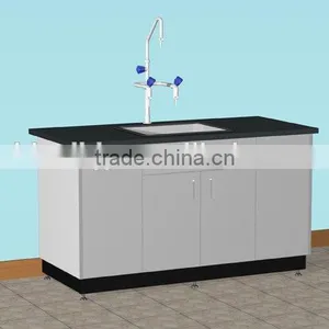 Lab Steel Lab Bench Steel Sink Table Lab Furniture More Than 15 Years thumbnail-6