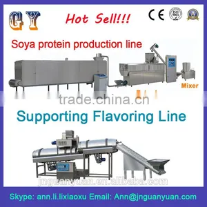 High Quality Soya Nuggets Making Machinery Soya Meat Processing Line thumbnail-1