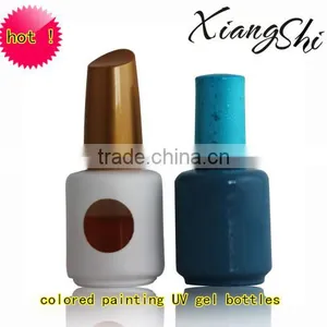 18ml /15ml Square Nail Polish Bottles Wholesale With Pretty Cap thumbnail-1