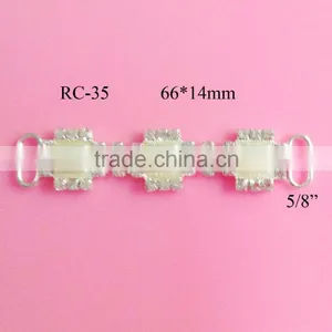 Stock Hot Selling Pearl Rhinestone Connector for Headband/hairwear(RC-35) thumbnail-1