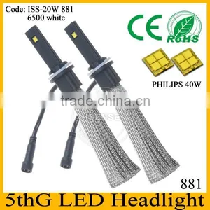 Universal Accessories 2500lm Led Headlight Bulbs, Auto Headlamp With PH XM-L2 Chip thumbnail-1