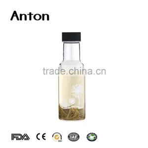 Glass Material Water Bottles Hot Sale Promotional Tea Water Bottle Unbreakable Glass Water thumbnail-1