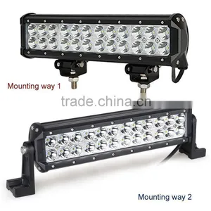 12" 72W 7200lm Led Work Light Bar for Off-road SUV Boat 4x4 Jeep Lamp 4wd thumbnail-1