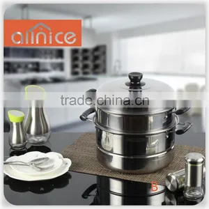 Kitchen Implements Multifunctional Stainless Steel Cookware Steamer Pots thumbnail-3