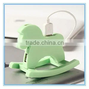 Usb 4 Port Hub Fashionable Custom Logo Usb 2.0 Combo Colorful 4 Port Usb Hub thumbnail-1
