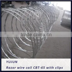 Flat Wrapped Galvanized Razor Barbed Wire thumbnail-1