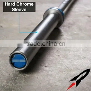 Weight Lifting Bar,Olympic Barbell,ROCKET BAR (MEN): HARD CHROME thumbnail-6