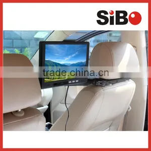 10 Inch Car Headrest LCD Advertising Tablet PC With Customized Software thumbnail-2