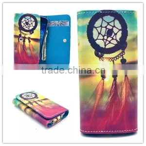 OEM Beautiful Pattern PU Leather Case Cover,Customized Flip Case For Iphone 7 thumbnail-1