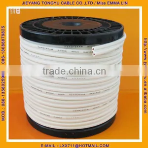 Audio Cable 18AWG White Soft Speaker Cable Square Speaker Wire thumbnail-3