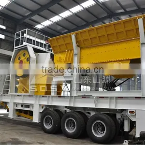 Professional Portable Crushing Plant,with Low Running Cost and High-efficiency for Sale in Cheap Price thumbnail-1