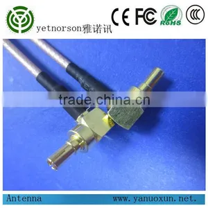 Y Shape RF Cable With 316 Cable , a SMA Female and Two Crc9 Connectors thumbnail-2