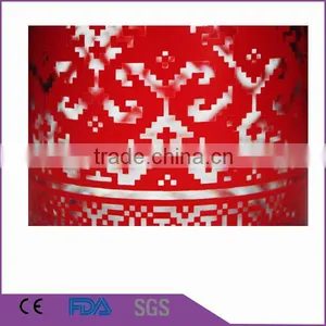 Best Selling High Quality Colorful Decal Glass Candle Jar thumbnail-2