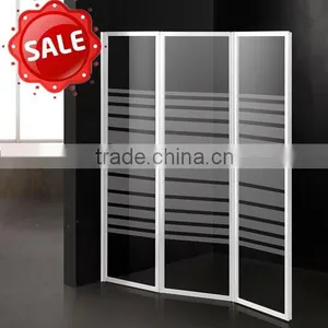Bathroom Folding Glass Door Made in Pinghu 6593 thumbnail-1