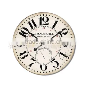 Humanized Design Decorative Antique Mdf Decorative Wall Clock Sticker thumbnail-2