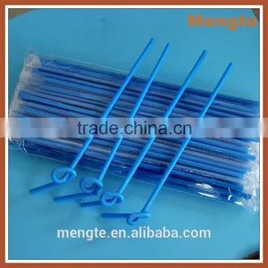 Blue Juice Flexible Plastic Drinking Straw thumbnail-1