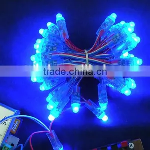 12mm WS2811 Waterproof IP68 Smart Led Module Pixel Light;DC5V Input;full Color;50pcs a String;round Shape thumbnail-1
