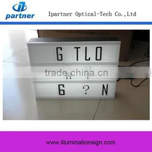 Custom Led Mini Led Light Box, A5 Acrylic Light Box With Letters thumbnail-1