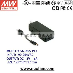 Mean Well GS60A05-P1J 60w 5v Adaptor 60W Desktop Power Supply thumbnail-1