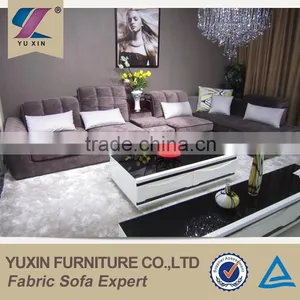 New Design Corner Fabric Sofa, L Shape Sectional Home Sofa Set, Living Room Furniture thumbnail-4