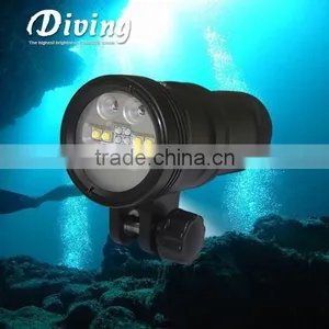Hi-max UV9 5000lumen Diving Video Light 110 Wide Angle Underwater Photography Light thumbnail-1