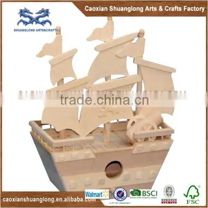High Quality Wholesale Goods From China Wooden Ship Model thumbnail-3