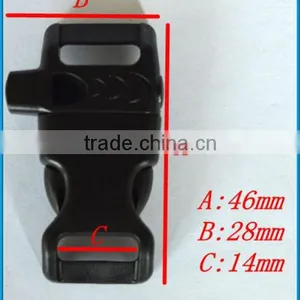 Colorful Whistle Plastic Buckles For Paracord Bracelet Grow In the Dark Whistle Buckle thumbnail-5