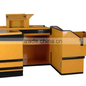 Wholesale Store Supermarket Wooden Cashier Desk thumbnail-2