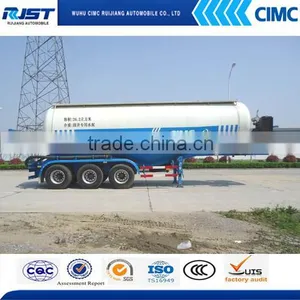 28-60CBM Bulk Powder Tanker Trailer Bulk Cement Tankers For Sale thumbnail-1