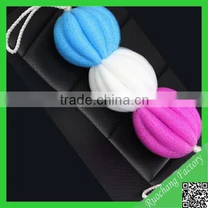 Newest Design Colorful pe Mesh Bath Sponge,body Bath Sponge Wholesale thumbnail-1