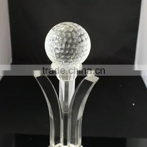 High Quality Crystal Cup Trophy With Ball thumbnail-3