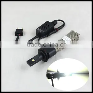 H7 Fanless LED h7 Headlight High Power 40w 6500k Xenon White h7 Led Headlight Bulbs thumbnail-1