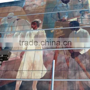 Decorative Painted Glass Tempered Glass Wall Art Panels thumbnail-6