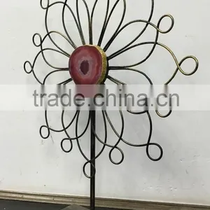 Sunburst Agate Metal Decor thumbnail-3
