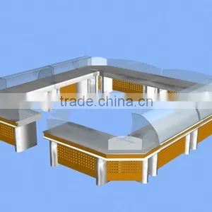 Wholesale Laminate Floor Board Used Reception Desk Furniture for Skincare thumbnail-2