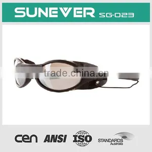 Motor Sunglasses With Nylon Material Frame and Leather on the Side thumbnail-1