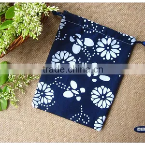High Quality Calico Drawstring Bag Wholesale thumbnail-2