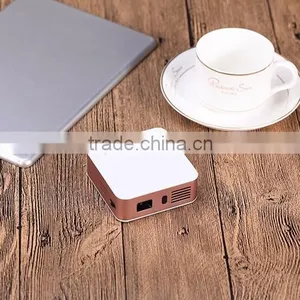 E05 Android 4.4 DLP Pico Projector Smartphone Quad-core Processor Smart HD 1080p RAM 1G ROM 8G WIFi 2.4G/5G Mini LED Projector thumbnail-5